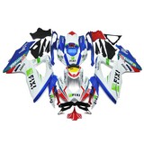 0271 Fairing Suzuki Gsxr600 Gsxr750 K8 08 09 10 Cowling Fixi White Blue